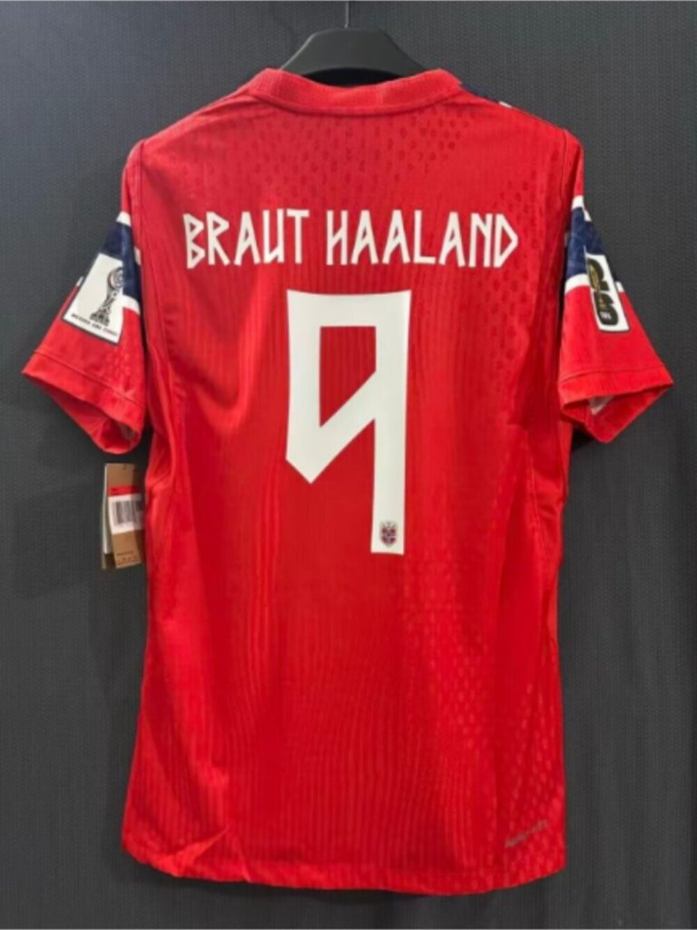 Norway No. 9 football jersey